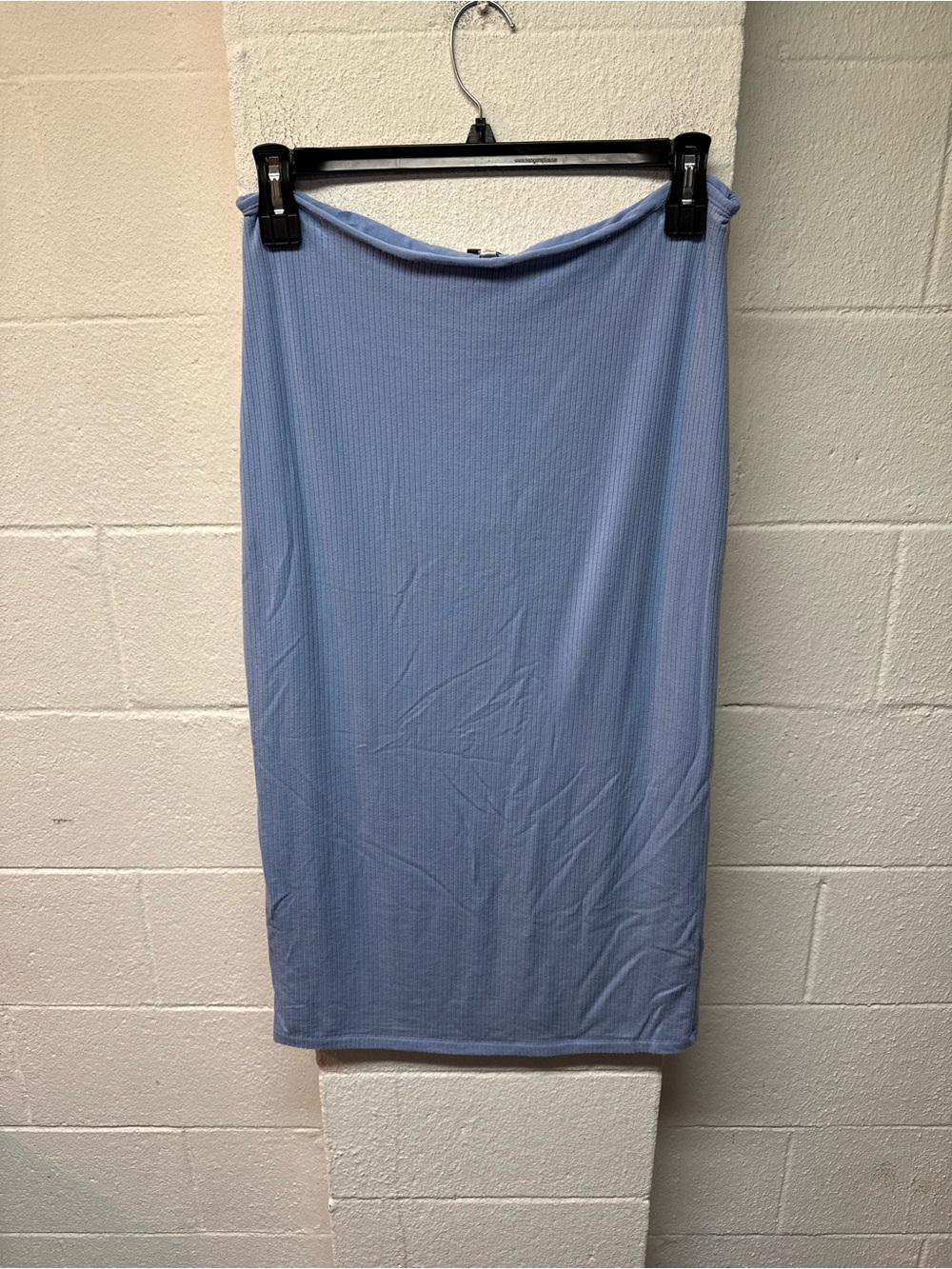 Gianni Bini Light Blue Ribbed Pencil Skirt